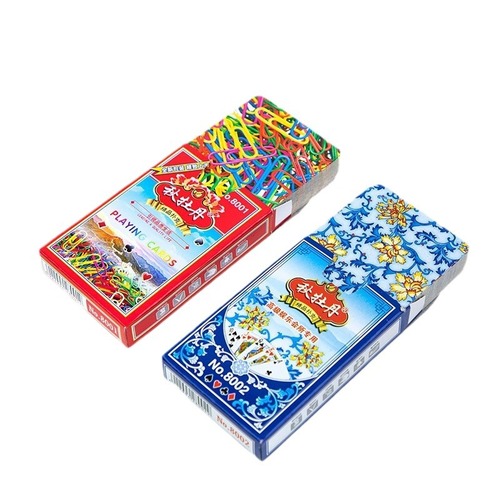 Zhengting Playing Cards Autumn Peony 8001 Leisure and Entertainment Playing Cards Chess Room Tea House Thickened Factory Wholesale Playing Cards