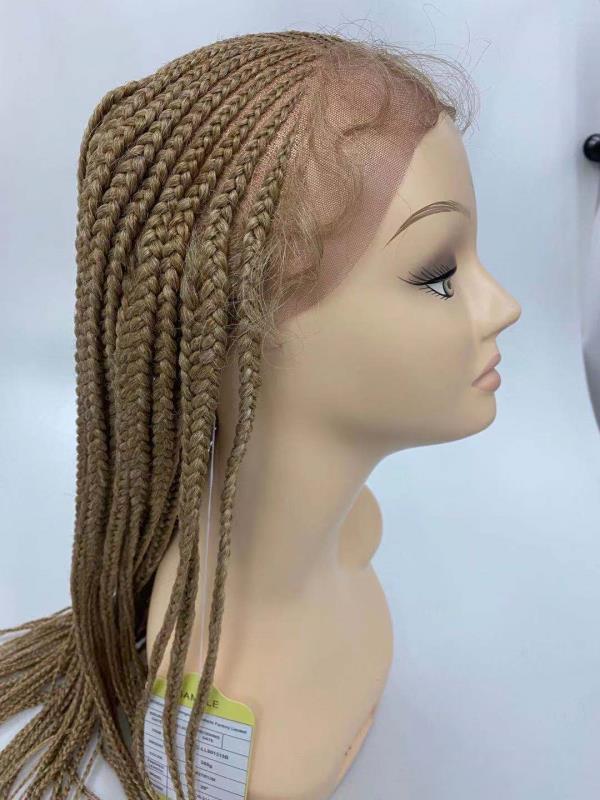 Pelucas de encaje delantera cuatro trenzas de hueso de pescado trenzas de seda japonesa trenzada pelucas de encaje 4 platLW0423