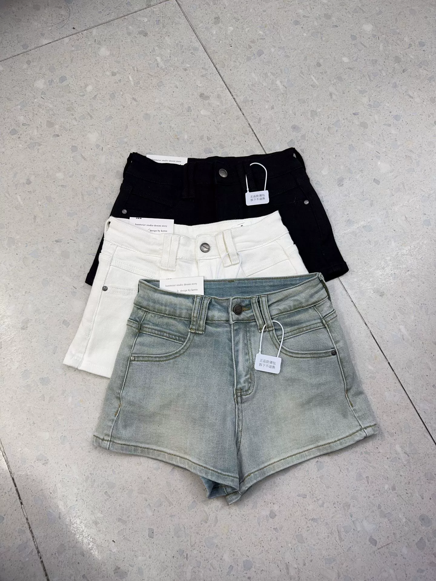 Джинсовая юбка, шорты, кривые брюки, джинсы, высокая талия