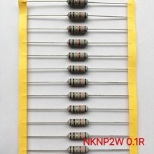 无感绕线电阻NKNP   2W  0R1  渡锡铜线