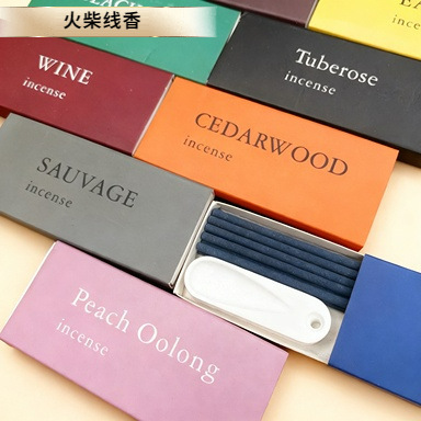 Aromatherapy Boxed Matchstick Incense Home Travel Scent Aromatherapy Matchbox Cross-Border New Product Japanese Matchstick Incense Indoor