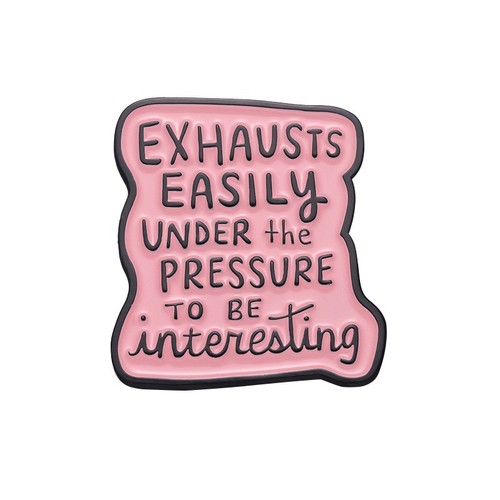 Creative Combination Set of European and American English Letter Series Cartoon Fun Multiple Styles Alloy Oil Droplet Metal Badges