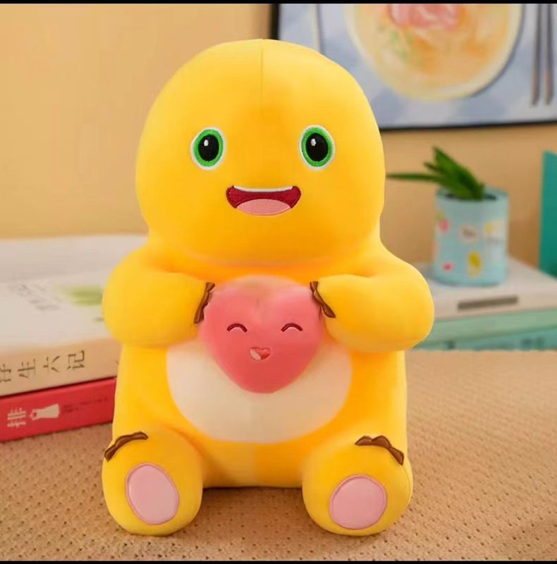 15インチのリナ熊公仔のぬいぐるみが女の子に寝て枕を抱いて十五インチの両替人形をプレゼントします。|undefined