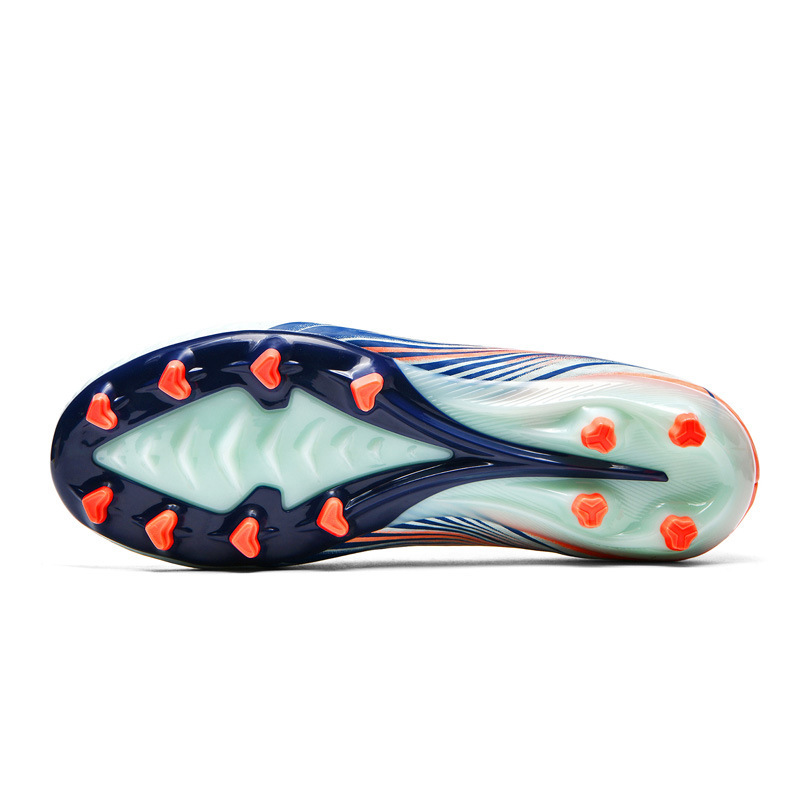 Zapatos de Fútbol TF para Césped Sintético de Cuero y TPU Antideslizantes
