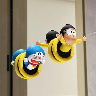 Nobita Ornaments Doraemon Hook Blue Fatty 3D Refrigerator Stereo Car Ornaments Bathroom Hook Towel Hook