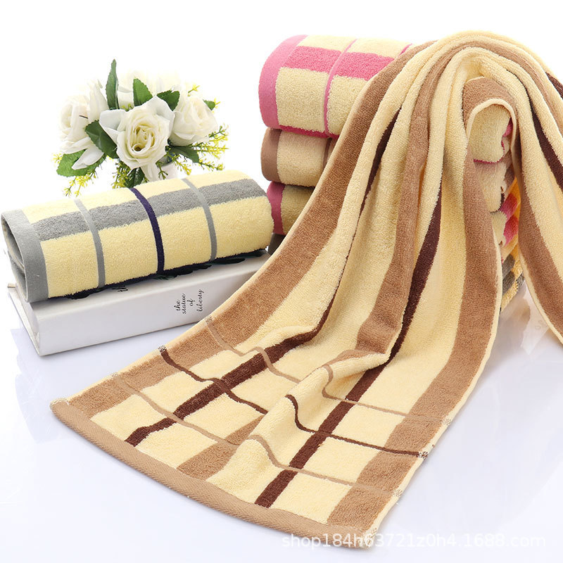 1.1m Cotton Extended-Length Towel 35X110 Bath Towel Thickened and Absorbent Gym Sports Towel Shower Towel Wholesale 1.1m Cotton Extended-Length Towel 35X110 Bath Towel Thickened and Absorbent Gym Sports Towel Shower Towel Wholesale