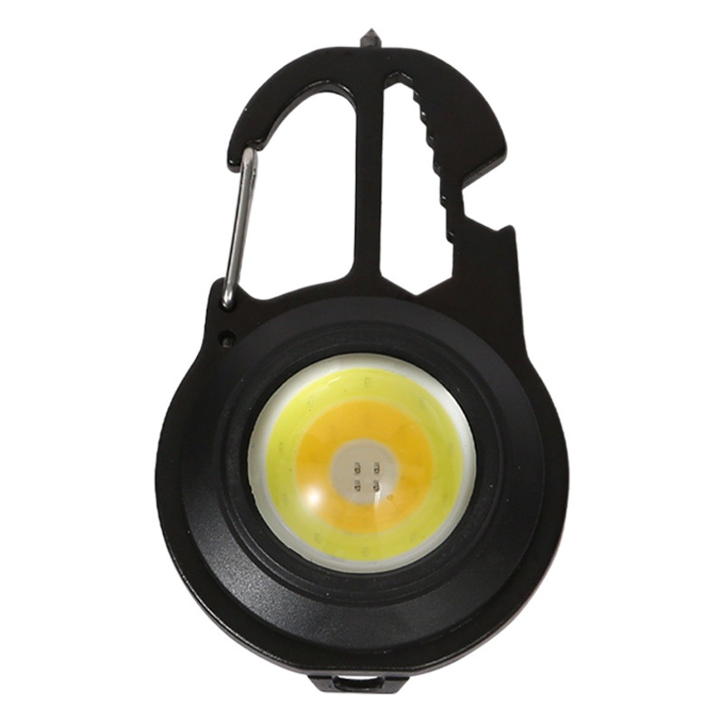 Mini llavero Luz Portátil fuerte luz pequeña linterna multifuncional LED luz de trabajo COB Luz de bolsillo