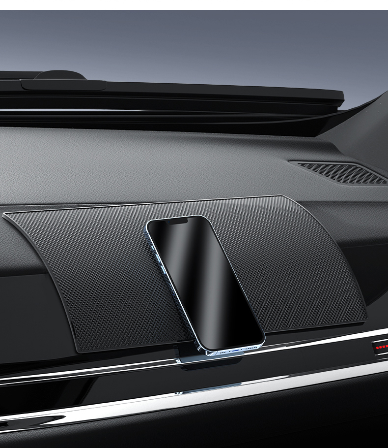 Anti-Slip Mat for Car, Car Ornaments, Car Storage Mat, Car Center Console, Mobile Phone Fixation, Black Technology