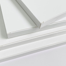 现货正方形扁平白纸盒子长扁卡纸盒鸭舌帽子印刷彩超长空白包装盒