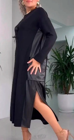 European And American-style Mid-length Plus Size Dress