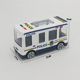 Alloy Police Car Toy Children's Simulation Special Police Car Rescue Car Tank Ladder Car Model Cake Decoration Car