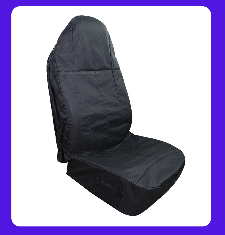 Car Seat Cover Protective Cover Anti-Scratch Waterproof Wear-Resistant Dustproof Oxford Cloth Seat Cover Integrated Seat Back Cover