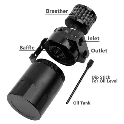 Fuel tank: with air filter oil pot