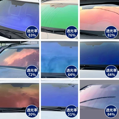 Cross-border exclusive chameleon car window film, front windshield film, high insulation film, sun protection film, UV protection car glass film