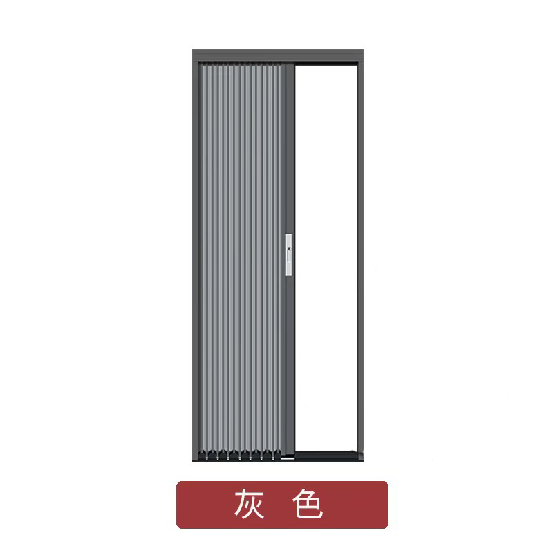 Aleación de aluminio de malla de diamante plegable Push-Pull pantalla puerta ventana de la pantalla pegatina auto-llave de bloqueo a prueba de mosquitos a prueba de insectos cortina de pantalla engrosada sin perforar