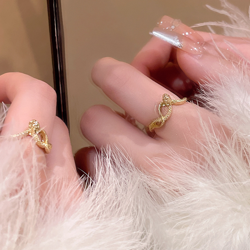 golden one size ring