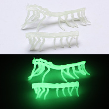 海钓路亚饵仿生软脚夜光透明木虾虾脚假饵墨路亚饵船钓渔具用品