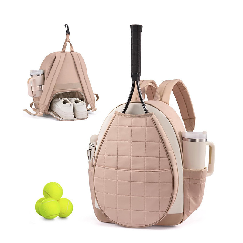 Bolsa de tenis de mujer de hombro bolsa de hombro de alta capacidad de almacenamiento bolsa de bádminton bolsa de pelota