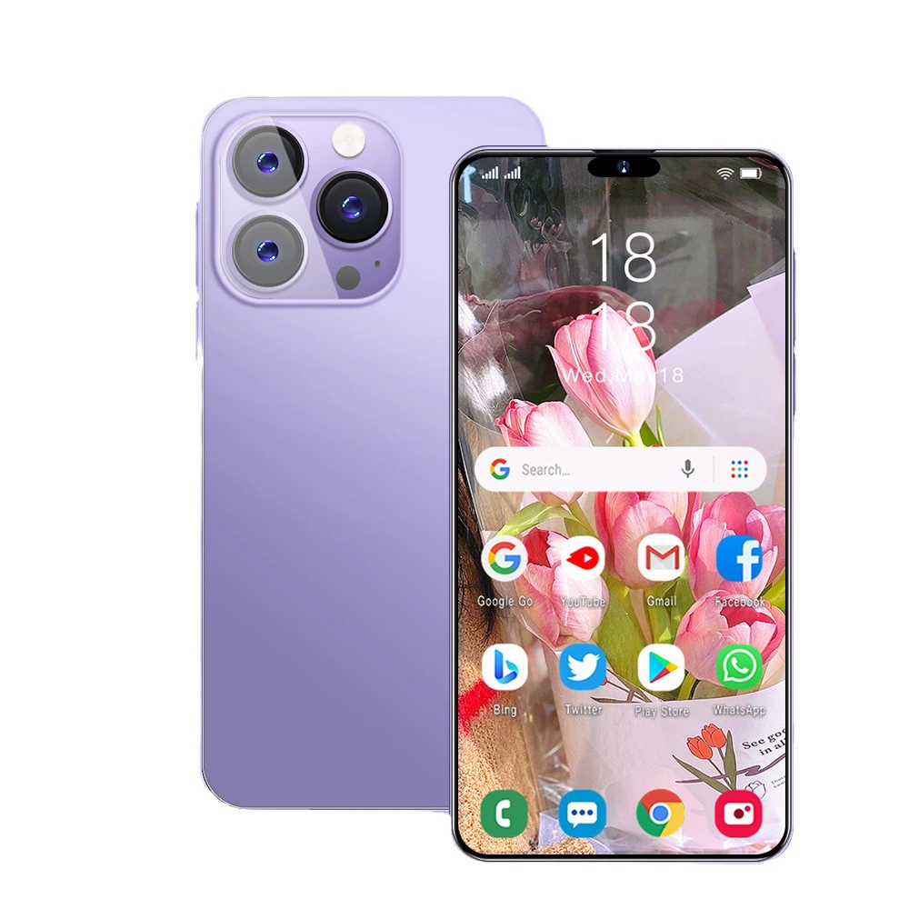 Смартфон i15 ProMax 6.7" (i15) — 16ГБ+1ТБ, 5G, камеры 48МП/108МП