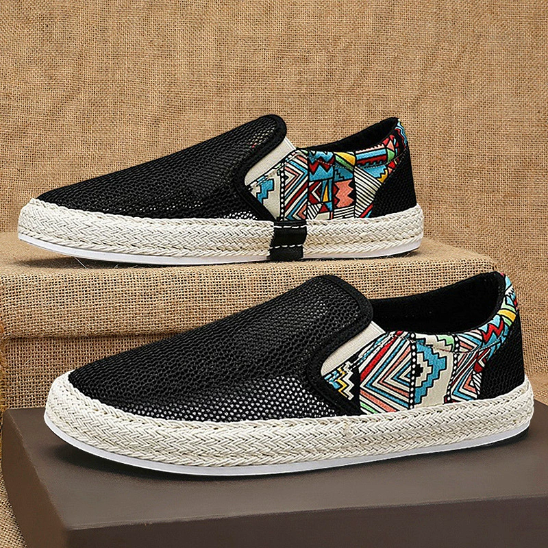 Мужские кеды из ткани, лето 2025, спортивные и повседневные, низкие, модные, универсальные, для студентов.