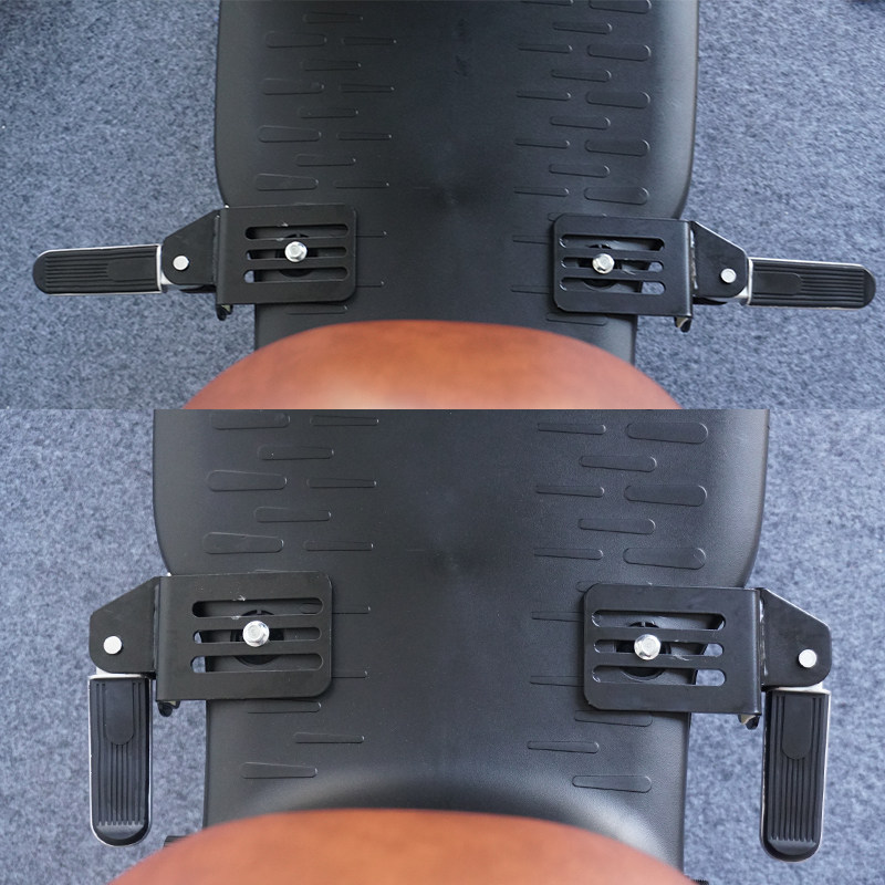 Electric Vehicle Front Footrests with Expandable Folding Pedals on Both Sides, Widened Footboards, Motorcycle Footboards, Non-Slip Footboards