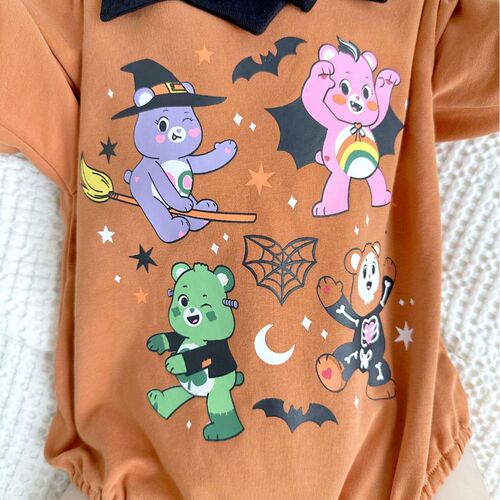 ins Korean style baby jumpsuit 24 autumn Halloween small animal print harem baby festival bag fart clothing