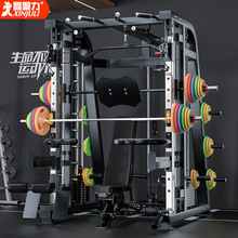 多功能史密斯机商用综合训练器材深蹲卧推飞鸟龙门架家用健身组合