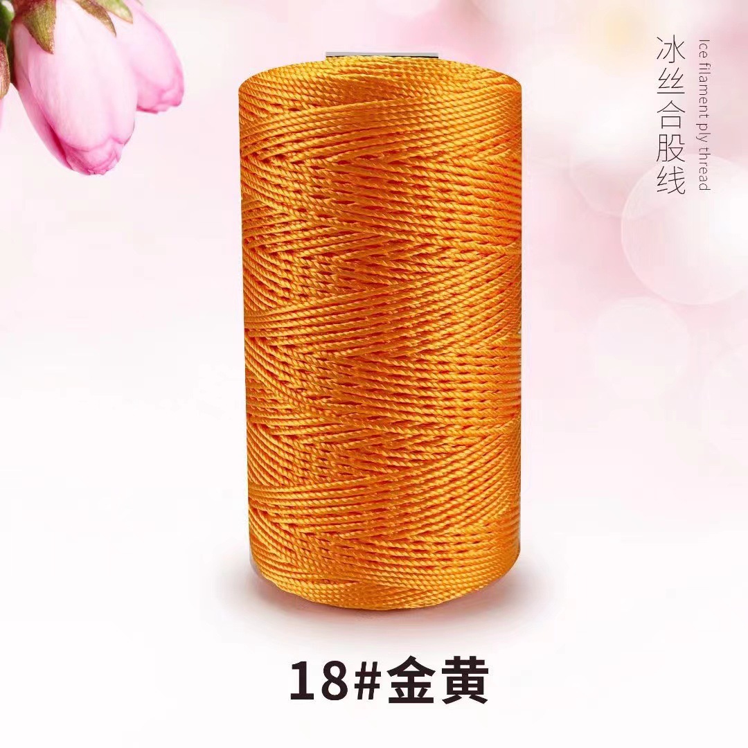 Hilo para Crochet de 3 Hebras de Nylon para Tejido a Mano