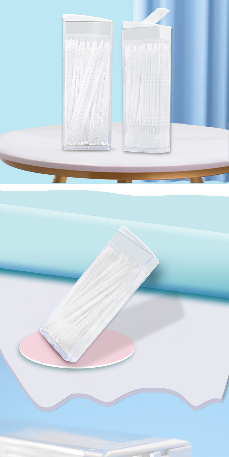 Plastic toothpick