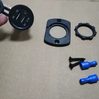 Завод прямой мотоцикл USB модифицированное зарядное устройство гнездо автомобильного прикуривателя Зарядное устройство USB автомобильное зарядное устройство