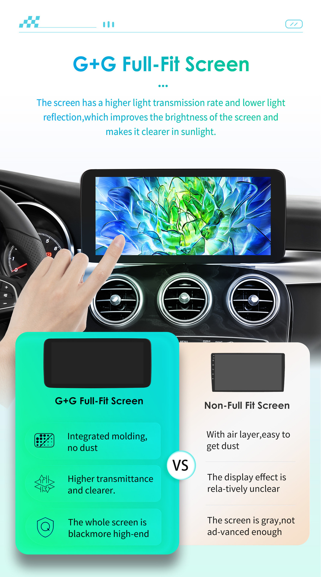 Suitable for 15-18 Mercedes Benz mercedes benz c class W205 X253 Android HD large screen navigator