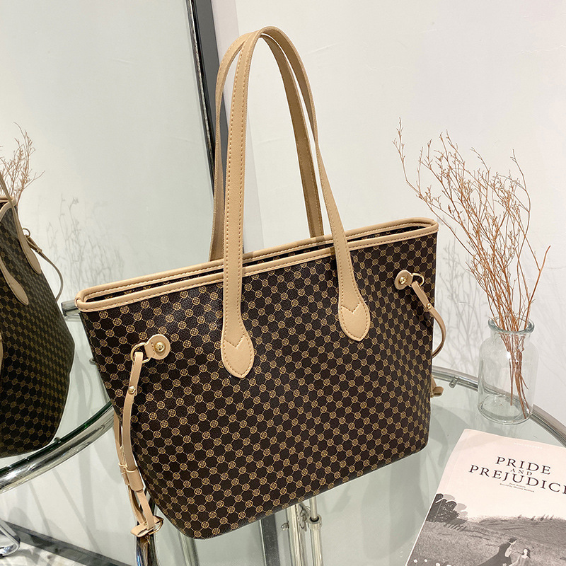 Bolsas de mano para mujeres 2022 mujeres hanbags europeas y estadounidenses de moda bolsas de mano retro de gran capacidad de compras image 4