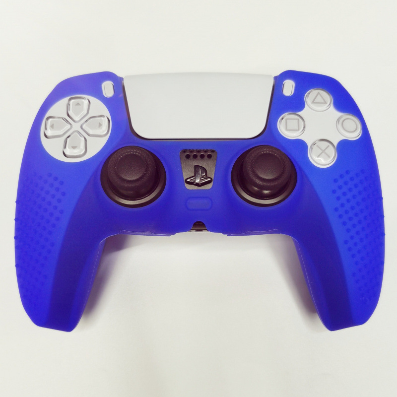 Adecuado para Black Myth Goku PS5 Gamepad Funda protectora de silicona con puntos antideslizantes Puro color mezclado camuflaje inalámbrico