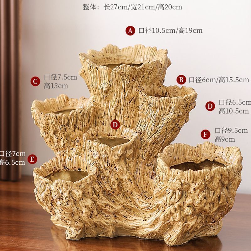 대형 모조 나무 다구 화분 [이 스타일의 인기 판매]