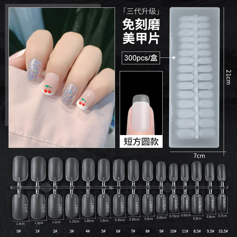 2024 nuevo ultrafino mano-desgaste de uñas especial pieza talla-desgaste libre sin costuras de doble cara pieza de uñas esmerilado al por mayor