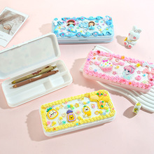 小清新文具盒小学生diy制作奶油胶铅笔盒儿童手工材料包女孩礼物