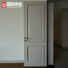 漆门门隔音奶油复合木门风套装法式全家用门扇套装门门房间实木烤