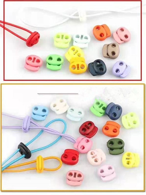 Plastic Pig Nose Color Spring Buckle Nylon Elastic Rope Buckle Oversized Large Medium Small Size