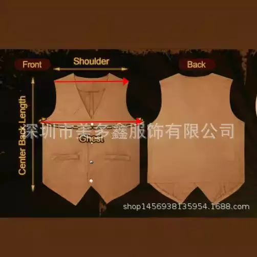 新款麂皮绒马甲修身牛仔马甲
