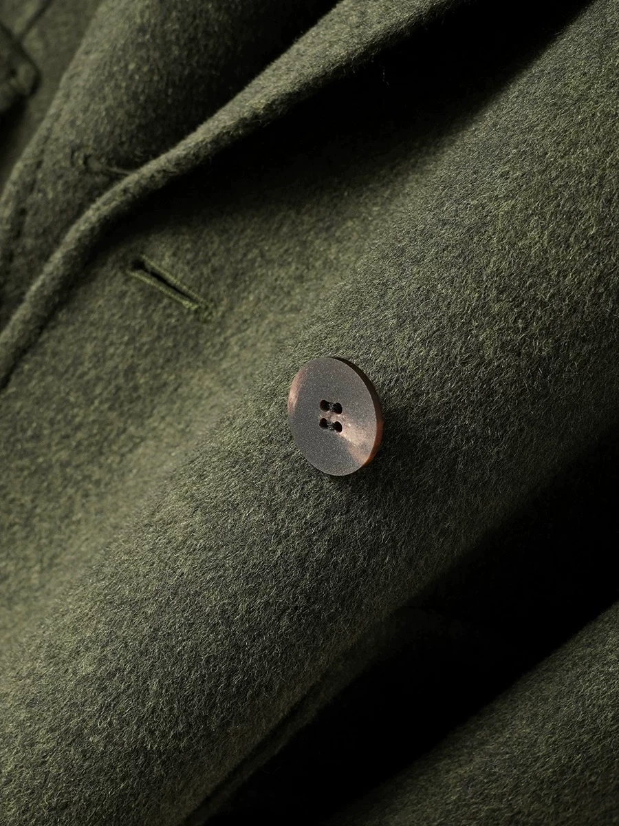Классический длинный бархатный кашемировый приталенный пиджак в moss green, смешанный верблюжий, темно-серый - размеры S-XL