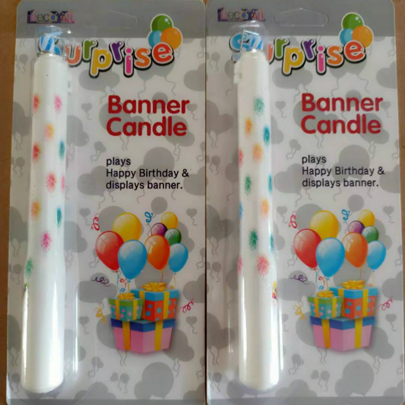 Birthday Geometric Plastic Paraffin Birthday Candle display picture 3