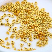 古法沙金高保色立体隔珠散珠串珠文玩项链手链手串饰品配件DIY