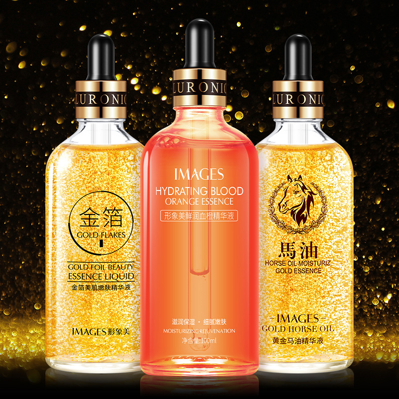 Sérum Facial con Hojuelas de Oro Hidratante para Cuidado Facial