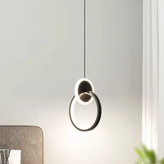 创意轻奢床头卧室小吊灯现代简约吧台电视背景墙长吊线灯跨境