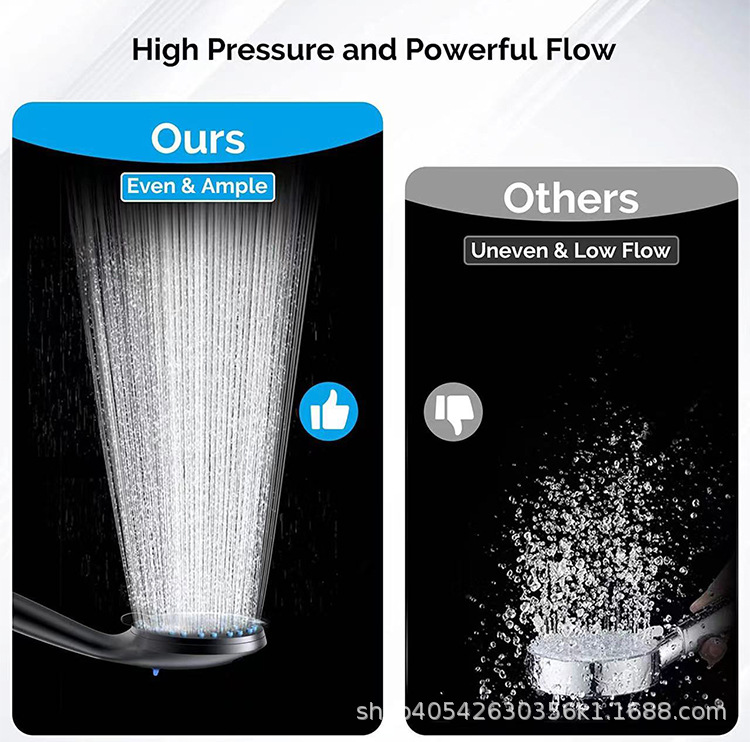 American-style cross-border e-commerce handheld showerhead, pressurized shower head, bathroom shower head, American-style stand set undefined