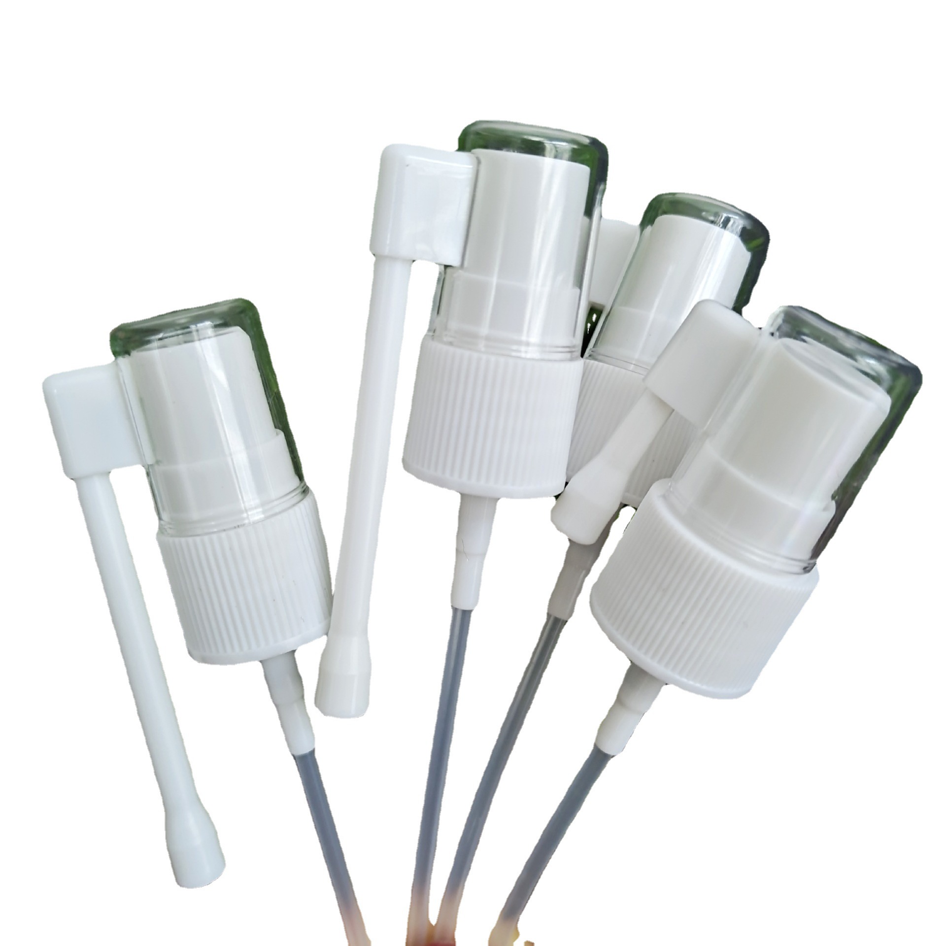 塑料搖杆噴頭 長杆鼻噴口腔噴泵頭 口腔鼻孔塑料噴霧泵頭塑料噴頭