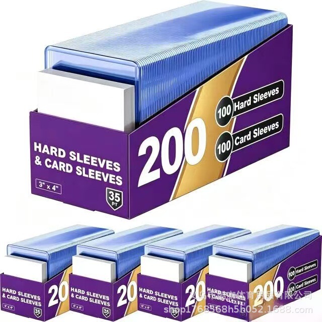 Cross-border best-selling 35PT card holder set for Panini, Pokémon, and Magic: The Gathering trading cards, hard card sleeves, factory direct sales Cross-border best-selling 35PT card holder set for Panini, Pokémon, and Magic: The Gathering trading cards, hard card sleeves, factory direct sales