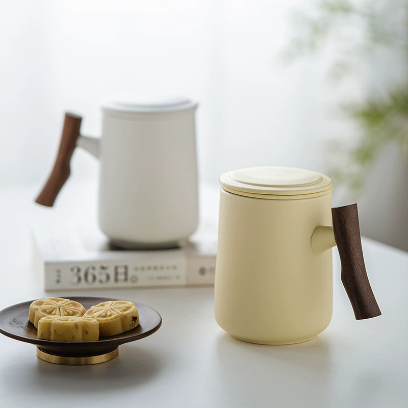Ceramic filter, capacious tea cup