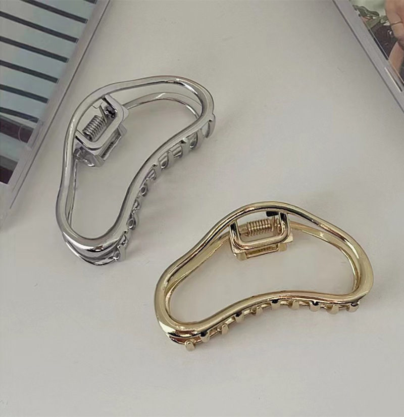 Simple Style Geometric Alloy Plating Hair Claws display picture 1