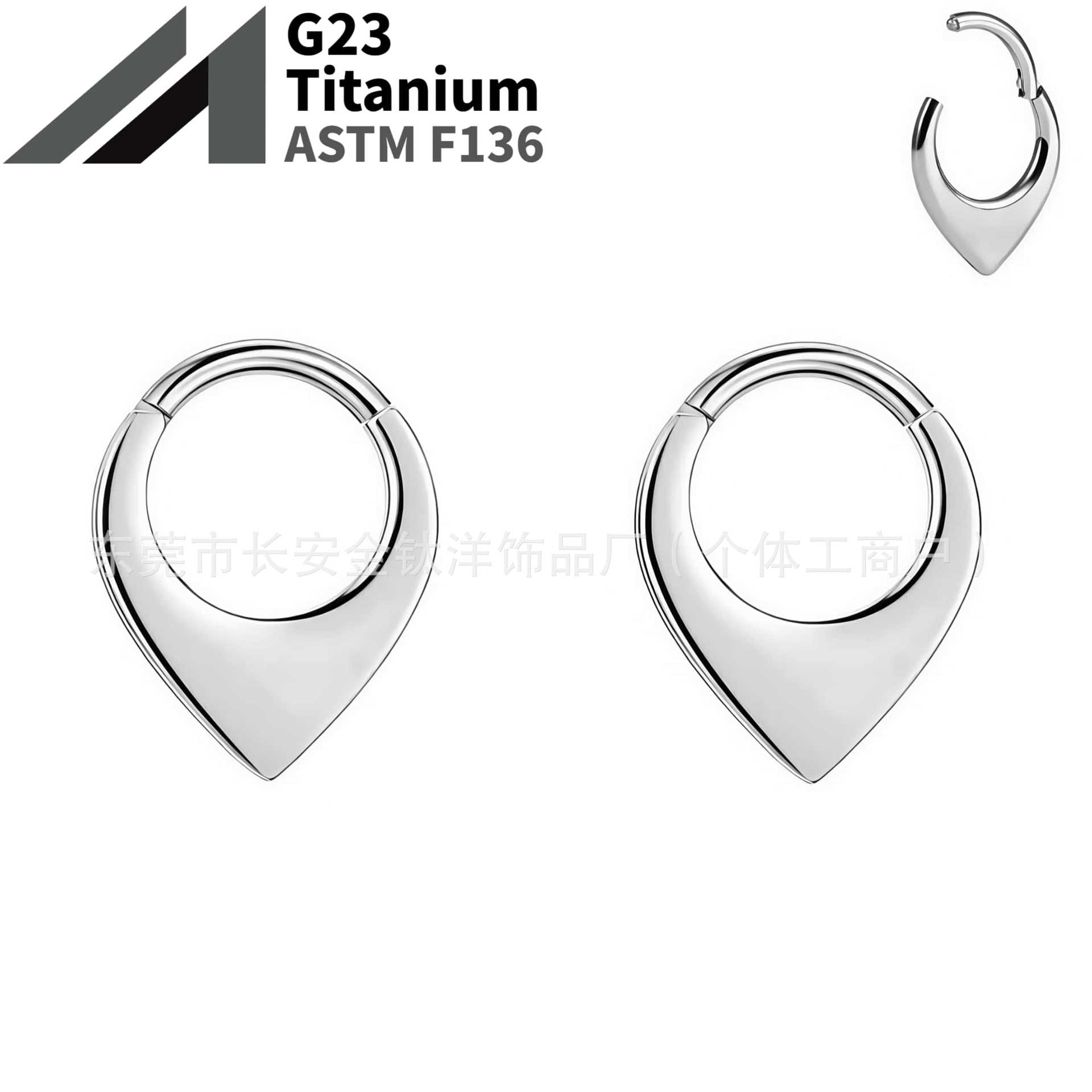 16G labret stud size and finish detail